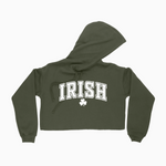 "IRISH" Cropped Hoodie